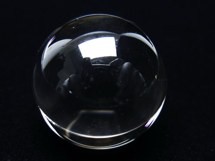 水晶 丸玉 ブラジル産 20mm 一点物 141-6359