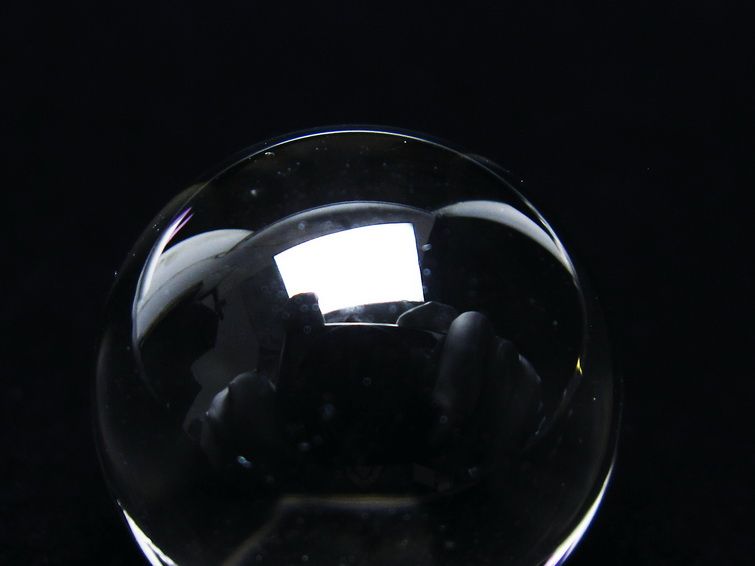 水晶 丸玉 ブラジル産 20mm 一点物 141-6359