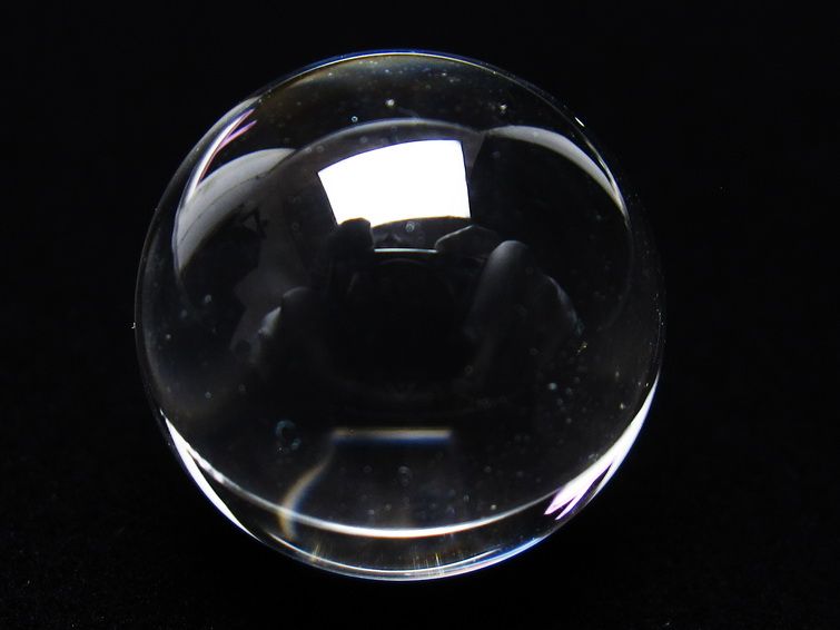 水晶 丸玉 ブラジル産 20mm 一点物 141-6360