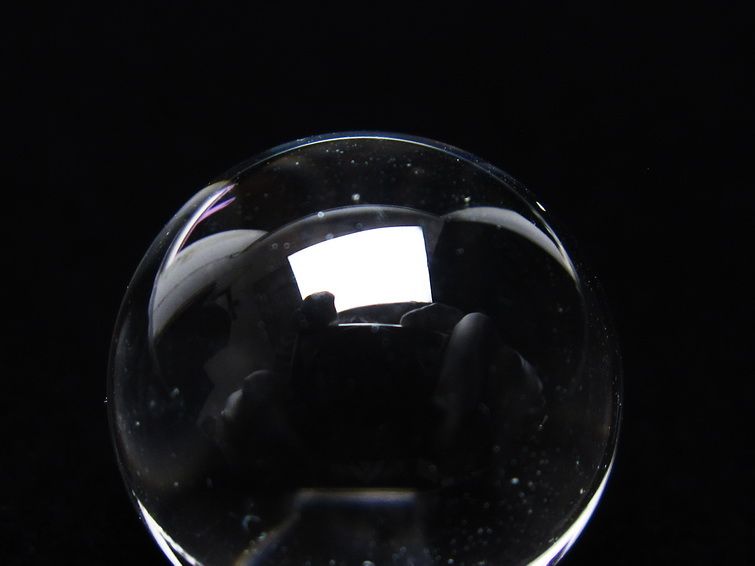 水晶 丸玉 ブラジル産 20mm 一点物 141-6360