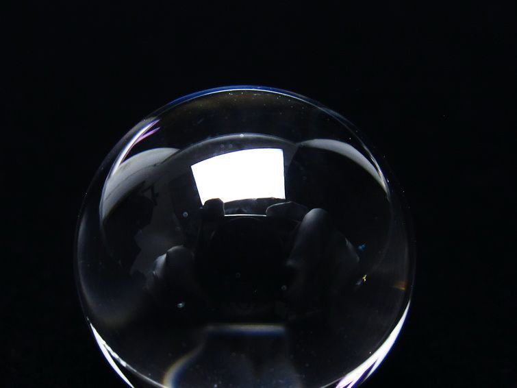 水晶 丸玉 ブラジル産 20mm 一点物 141-6362