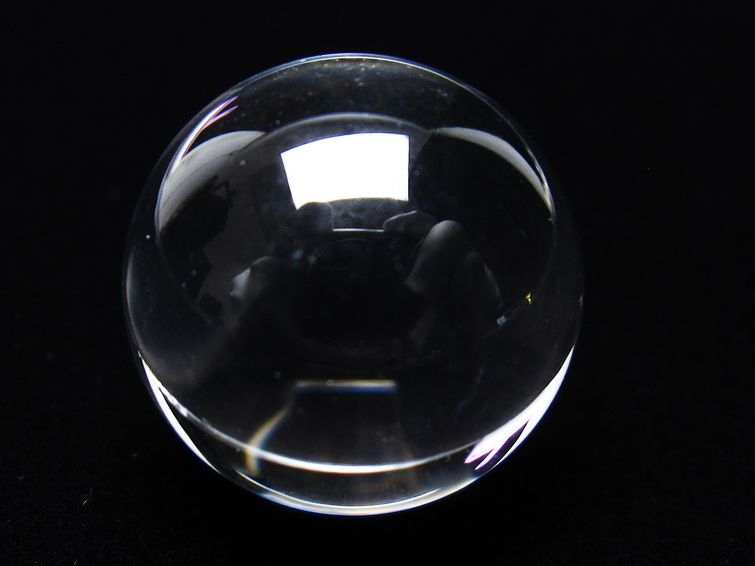 水晶 丸玉 ブラジル産 20mm 一点物 141-6363