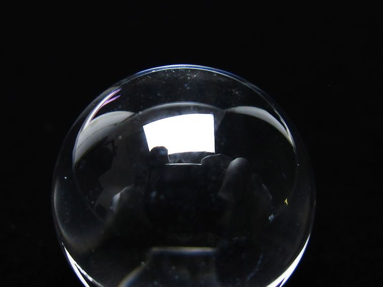 水晶 丸玉 ブラジル産 20mm 一点物 141-6363