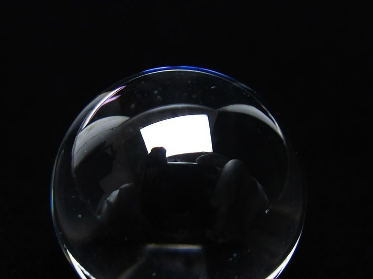 水晶 丸玉 ブラジル産 20mm 一点物 141-6364