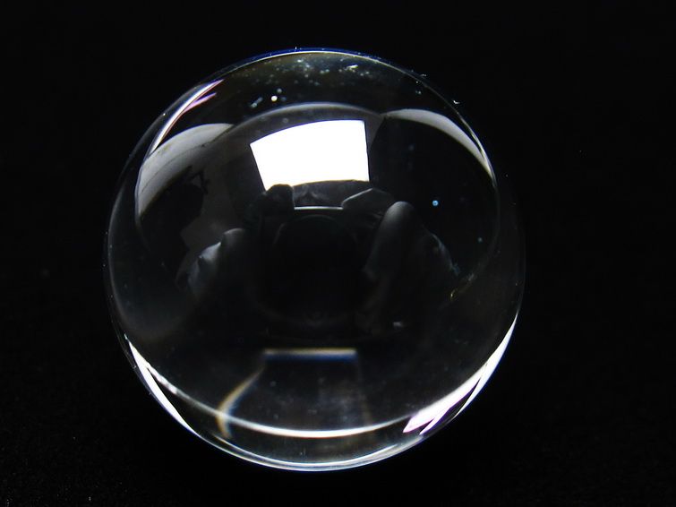 水晶 丸玉 ブラジル産 20mm 一点物 141-6365