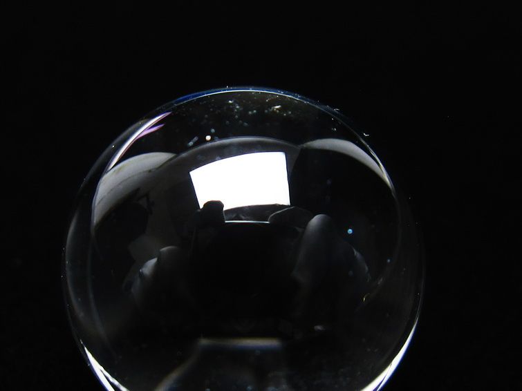 水晶 丸玉 ブラジル産 20mm 一点物 141-6365