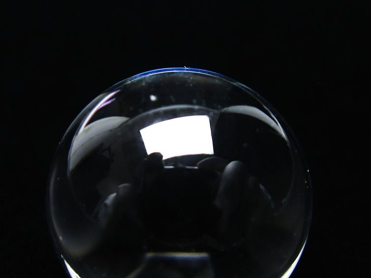 水晶 丸玉 ブラジル産 20mm 一点物 141-6366