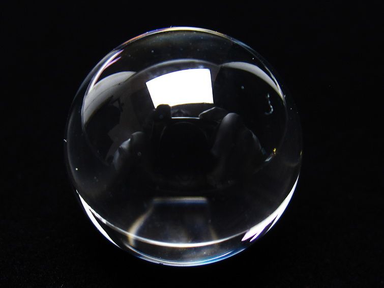 水晶 丸玉 ブラジル産 20mm 一点物 141-6367