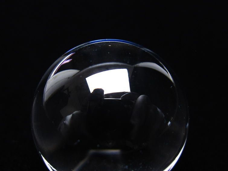 水晶 丸玉 ブラジル産 20mm 一点物 141-6368