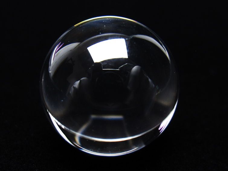 水晶 丸玉 ブラジル産 20mm 一点物 141-6374