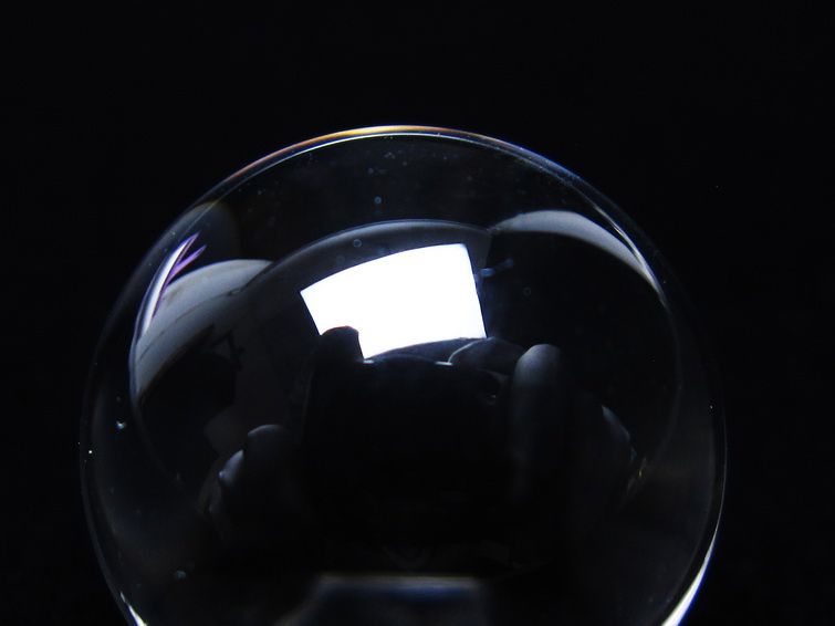水晶 丸玉 ブラジル産 20mm 一点物 141-6374