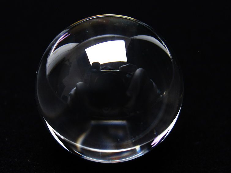 水晶 丸玉 ブラジル産 20mm 一点物 141-6376