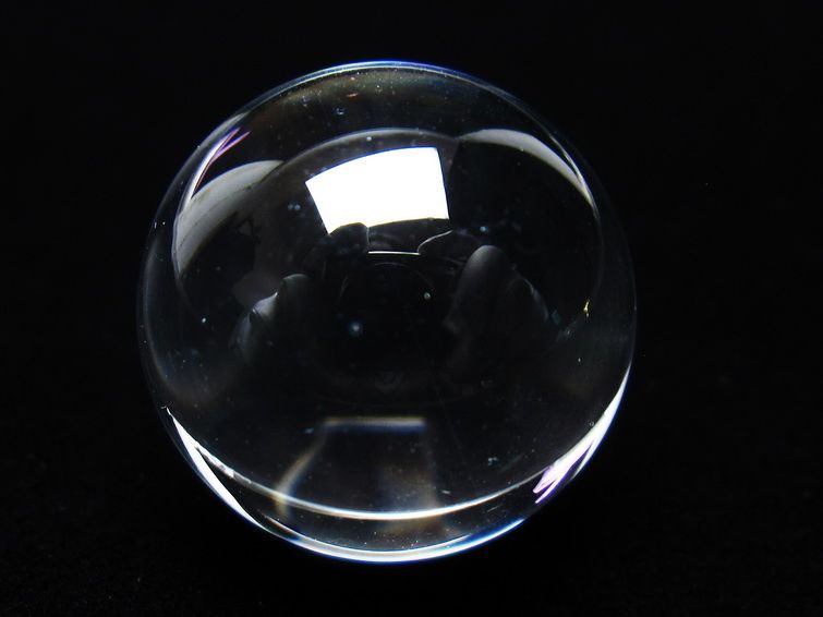 水晶 丸玉 ブラジル産 20mm 一点物 141-6377