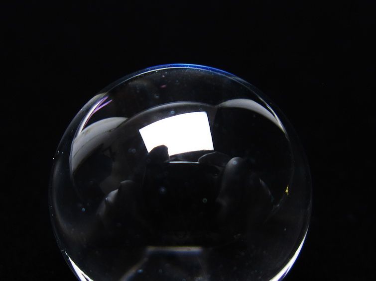 水晶 丸玉 ブラジル産 20mm 一点物 141-6377