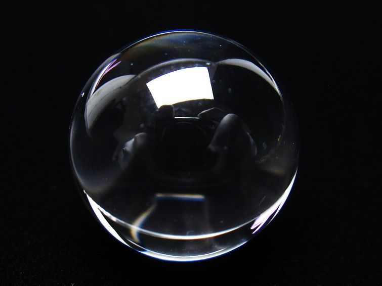 水晶 丸玉 ブラジル産 20mm 一点物 141-6379
