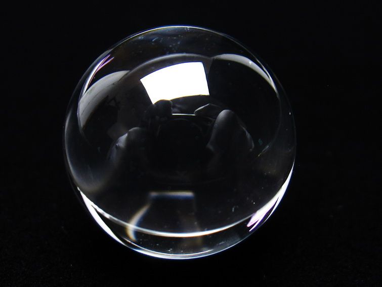 水晶 丸玉 ブラジル産 20mm 一点物 141-6380