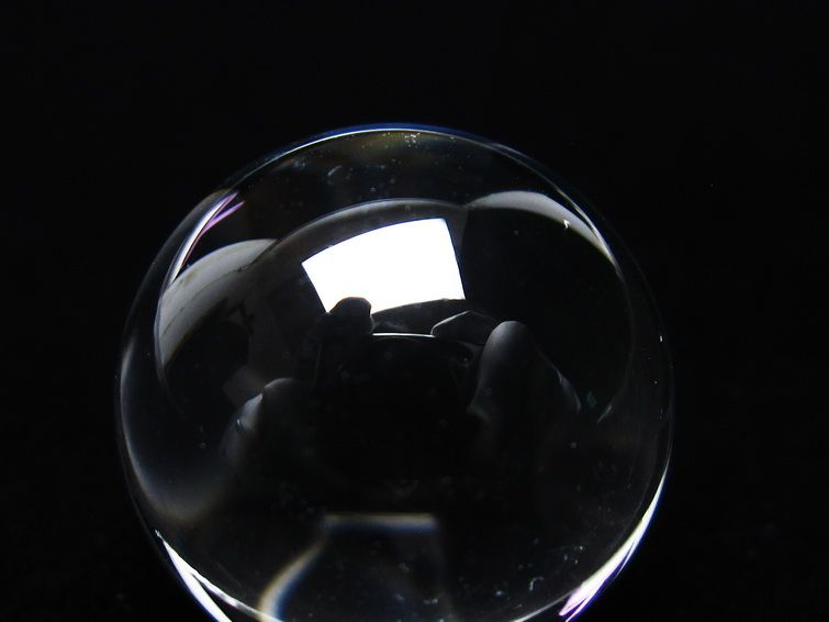 水晶 丸玉 ブラジル産 20mm 一点物 141-6380