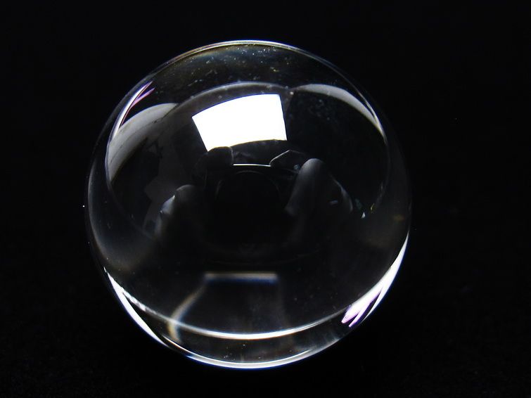 水晶 丸玉 ブラジル産 20mm 一点物 141-6381