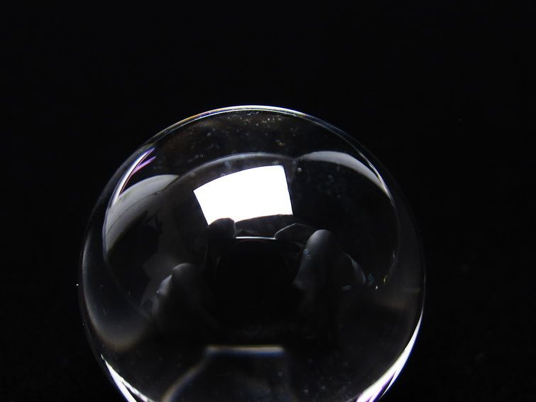 水晶 丸玉 ブラジル産 20mm 一点物 141-6381