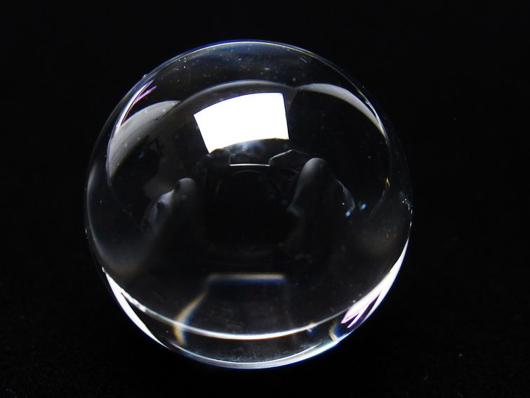 水晶 丸玉 ブラジル産 20mm 一点物 141-6383