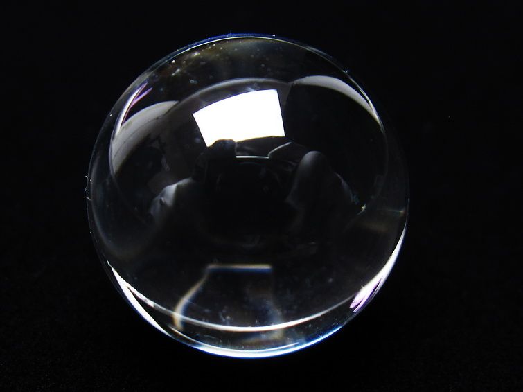 水晶 丸玉 ブラジル産 20mm 一点物 141-6384