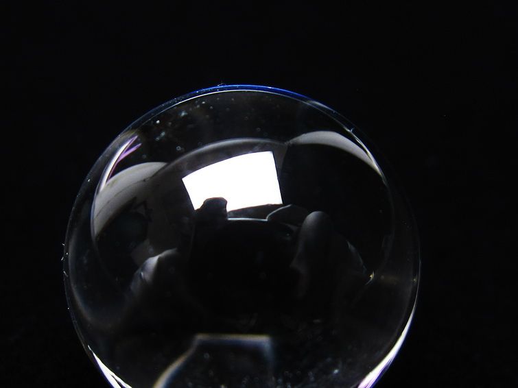 水晶 丸玉 ブラジル産 20mm 一点物 141-6384