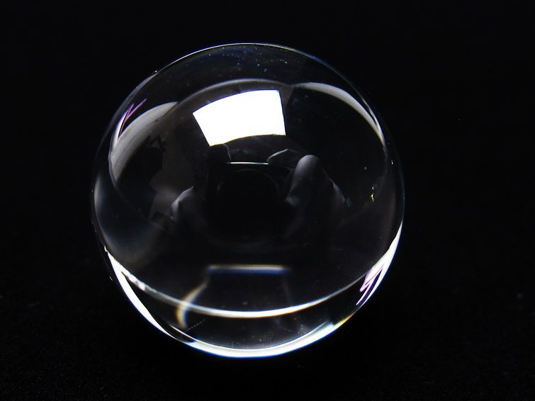 水晶 丸玉 ブラジル産 20mm 一点物 141-6385