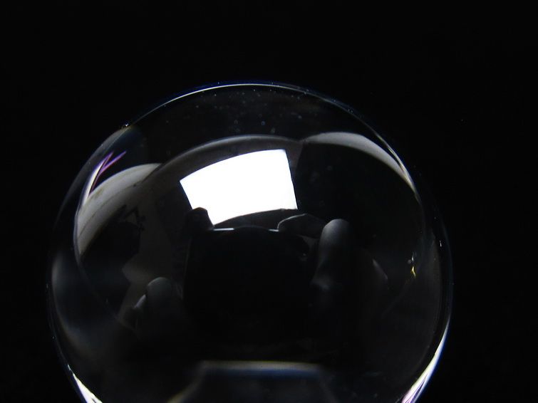 水晶 丸玉 ブラジル産 20mm 一点物 141-6385