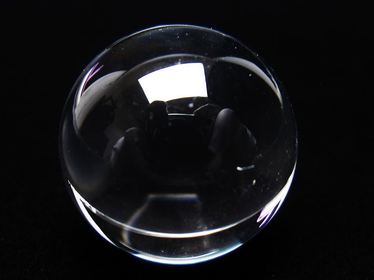 水晶 丸玉 ブラジル産 20mm 一点物 141-6388