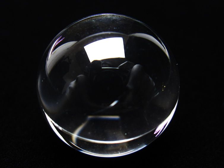 水晶 丸玉 ブラジル産 20mm 一点物 141-6389