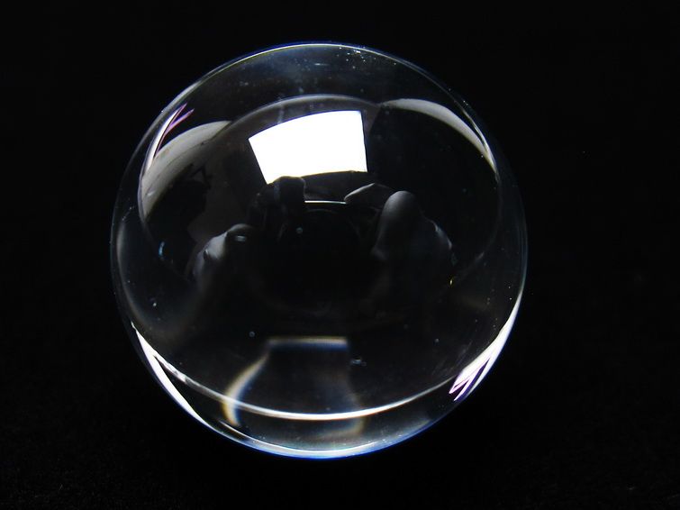 水晶 丸玉 ブラジル産 20mm 一点物 141-6390