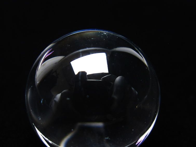水晶 丸玉 ブラジル産 20mm 一点物 141-6390