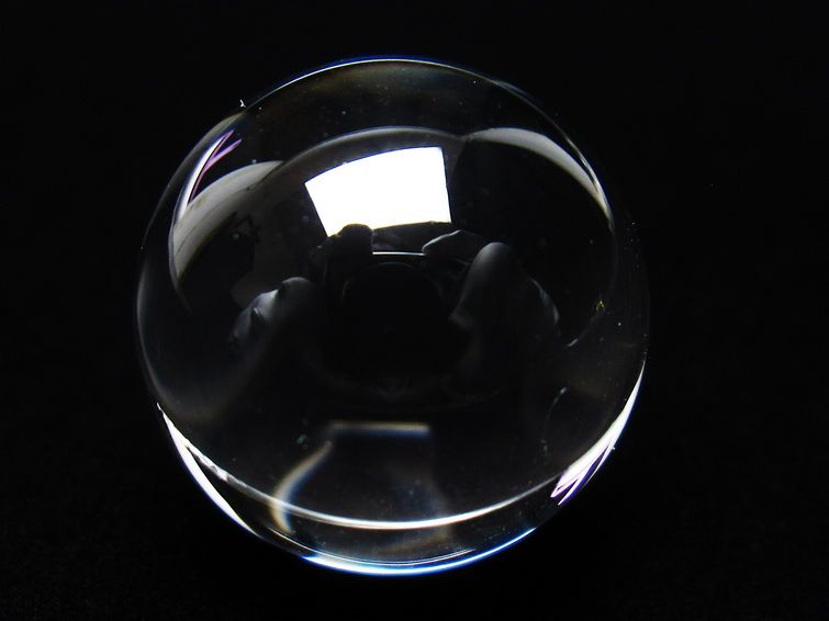 水晶 丸玉 ブラジル産 20mm 一点物 141-6392