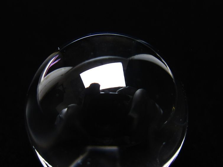 水晶 丸玉 ブラジル産 20mm 一点物 141-6392