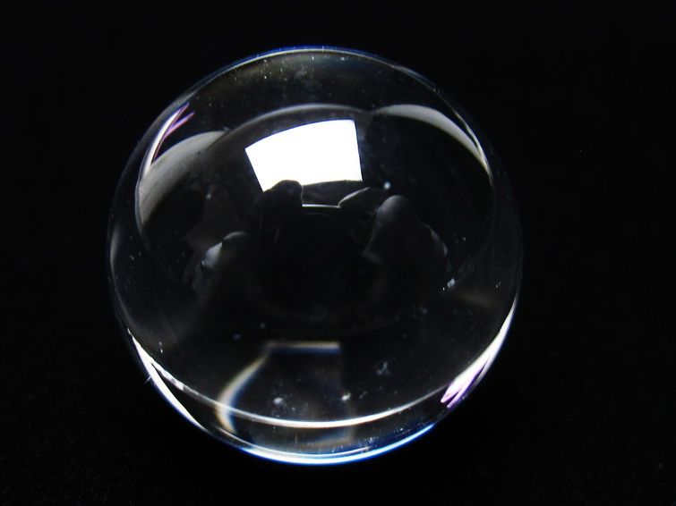 水晶 丸玉 ブラジル産 20mm 一点物 141-6394