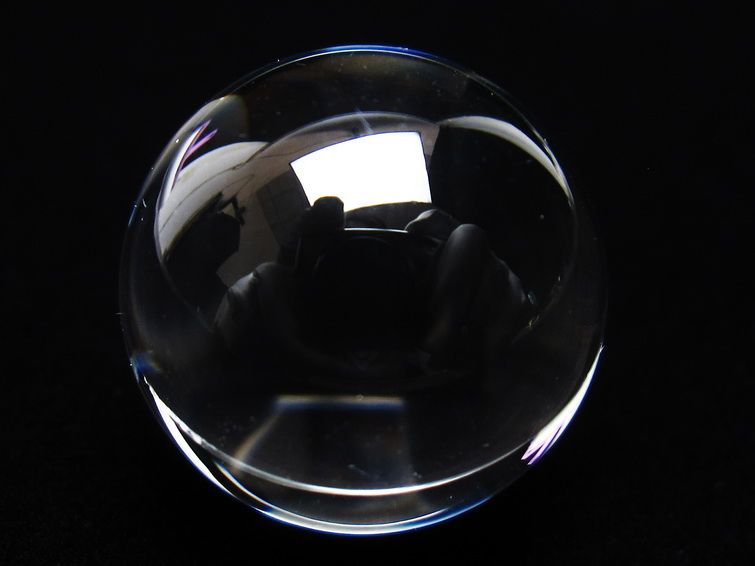 水晶 丸玉 ブラジル産 20mm 一点物 141-6395