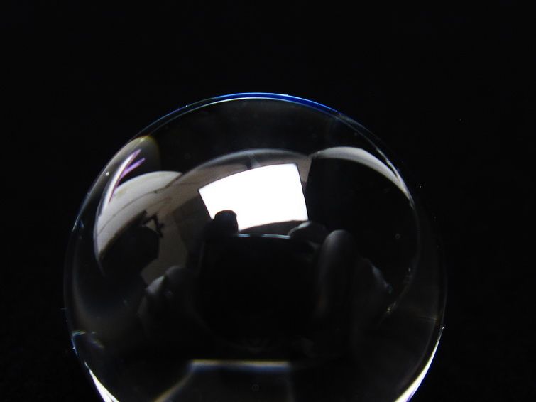 水晶 丸玉 ブラジル産 20mm 一点物 141-6395