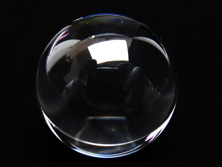 水晶 丸玉 ブラジル産 20mm 一点物 141-6397