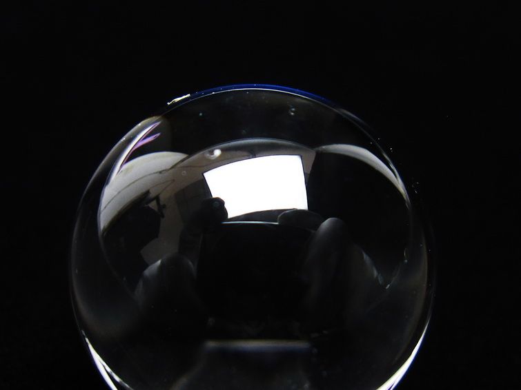 水晶 丸玉 ブラジル産 20mm 一点物 141-6397