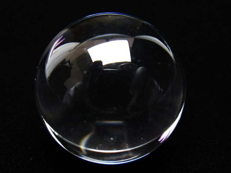 水晶 丸玉 ブラジル産 20mm 一点物 141-6399