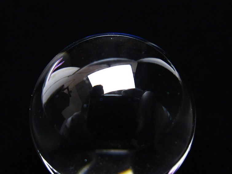 水晶 丸玉 ブラジル産 20mm 一点物 141-6399