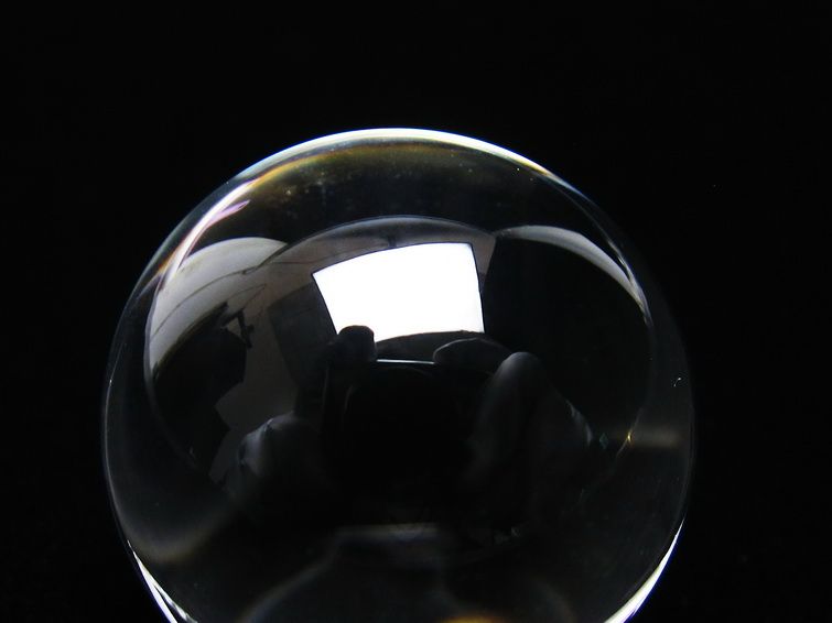 水晶 丸玉 ブラジル産 24mm 一点物 141-6403