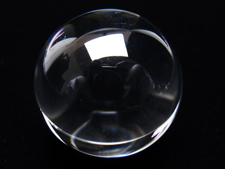 水晶 丸玉 ブラジル産 24mm 一点物 141-6405