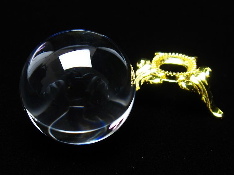水晶 丸玉 ブラジル産 24mm 一点物 141-6405