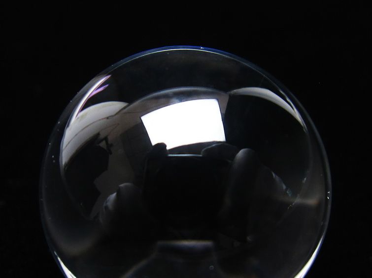 水晶 丸玉 ブラジル産 24mm 一点物 141-6406