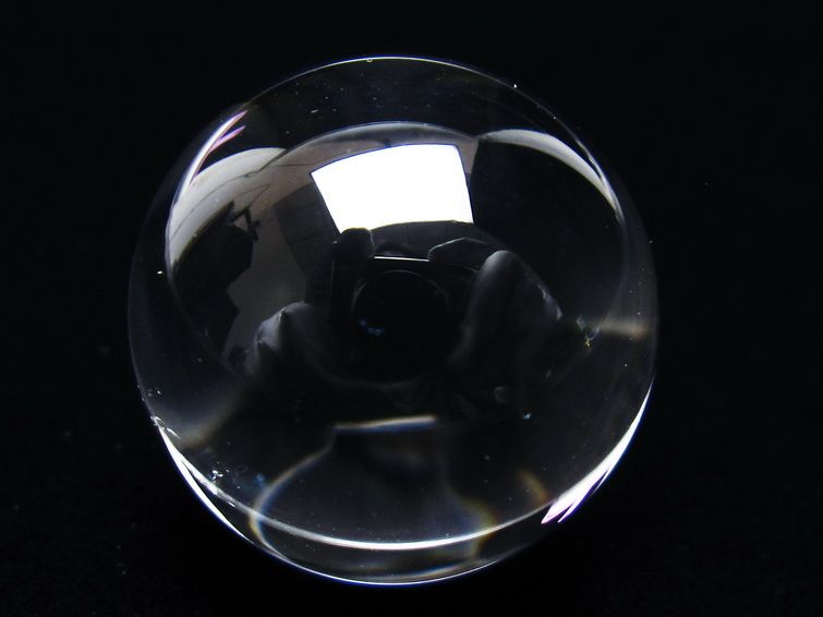 水晶 丸玉 ブラジル産 24mm 一点物 141-6407