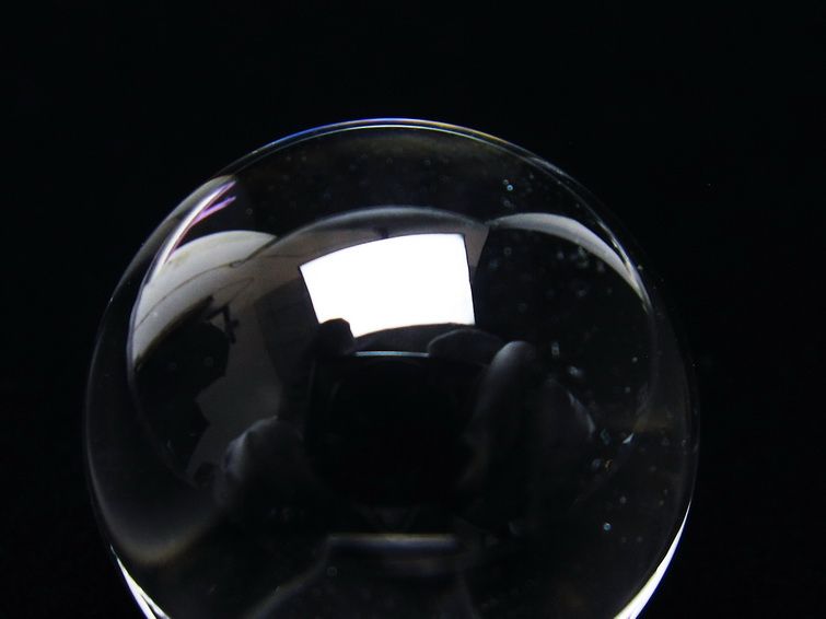 水晶 丸玉 ブラジル産 24mm 一点物 141-6408