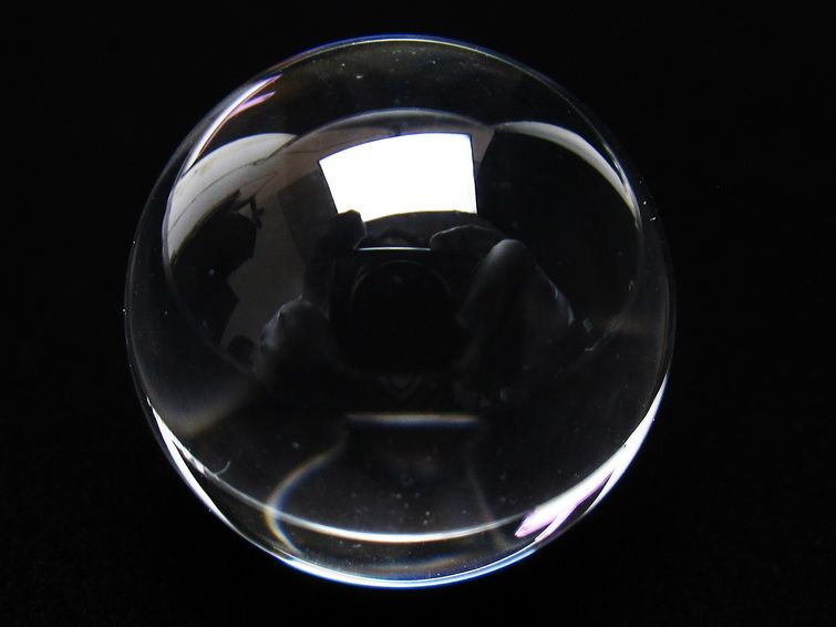 水晶 丸玉 ブラジル産 24mm 一点物 141-6409