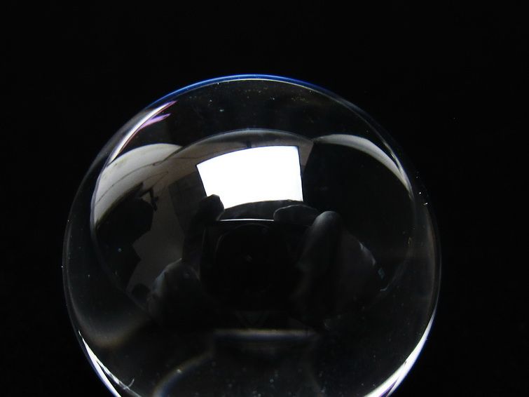 水晶 丸玉 ブラジル産 24mm 一点物 141-6409