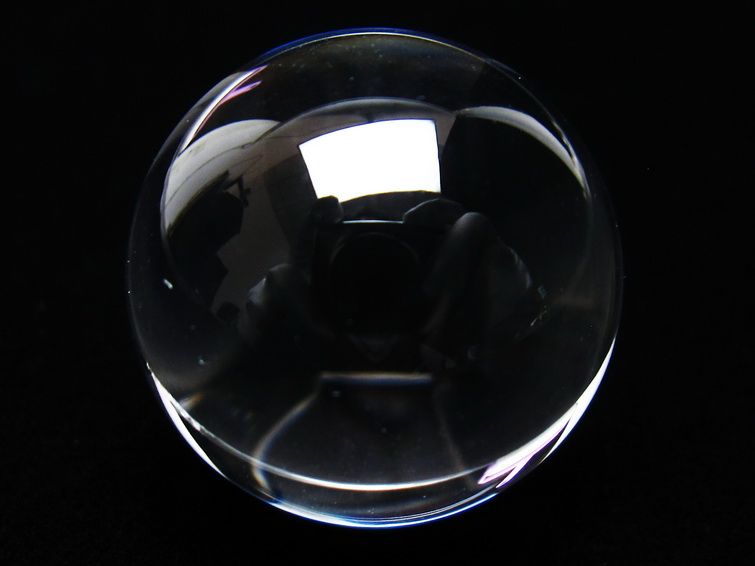 水晶 丸玉 ブラジル産 24mm 一点物 141-6410